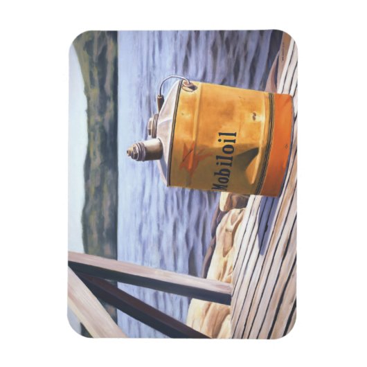 Een dag bij het meer van 1996 magneet (Verticaal)