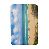 Een dag bij het strand badmat (Voorkant Verticaal)