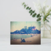 Een dag bij het strand briefkaart (Staand voorkant)