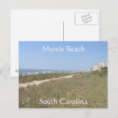 Een dag bij het strand briefkaart (Voorkant / Achterkant)