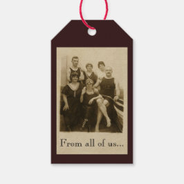 Een dag bij het strand cadeaulabel