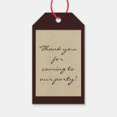 Een dag bij het strand cadeaulabel (Achterkant)