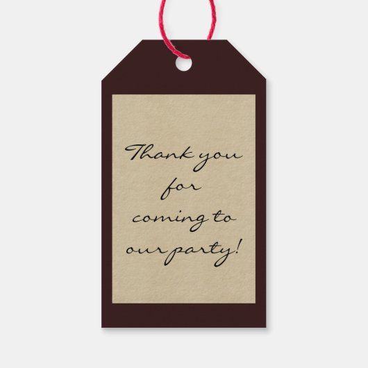 Een dag bij het strand cadeaulabel (Achterkant)