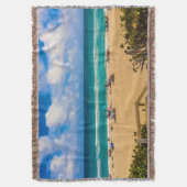 Een dag bij het strand deken (Voorkant Verticaal)