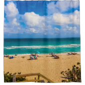 Een dag bij het strand douchegordijn (Voorkant)