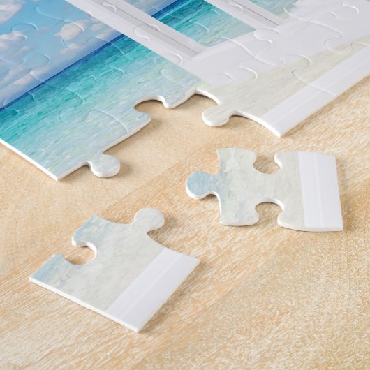 Een dag bij het strand legpuzzel (Zijkant)