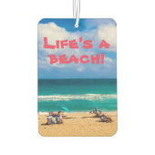 Een dag bij het strand luchtverfrisser (Achterkant)