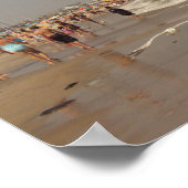 Een dag bij het strand poster (Hoek)