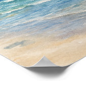 Een dag bij het strand poster (Hoek)