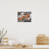Een dag bij het strand poster (Keuken)