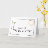 één dag bij in tijd kaart (Gele Bloem)