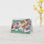 Een dag bij Strand 003 Wenskaart Kaart (Gele Bloem)