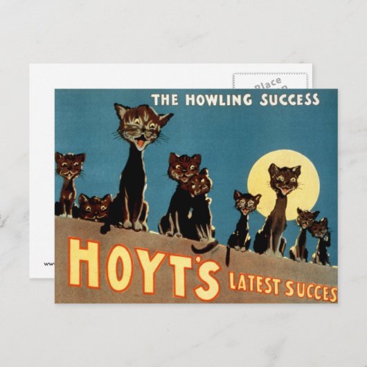 Een dag en een Nacht - het het Huilen Succes Briefkaart (Voorkant / Achterkant)