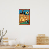 Een dag en nacht poster (Keuken)