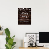 Eén dag er vandaan, Oefenbruiloftdiner Welkom Pos Poster (Thuiskantoor)