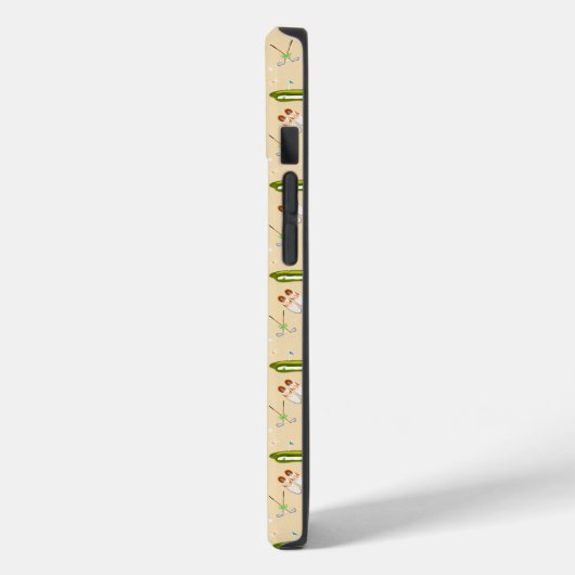 Een dag golfpatroon Case-Mate iPhone case (Achterkant / Links)