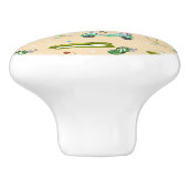 Een dag golfpatroon keramische knop (Zijkant)