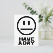 Een dag hebben briefkaart (Staand voorkant)