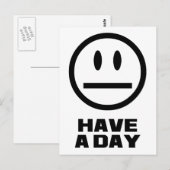 Een dag hebben briefkaart (Voorkant / Achterkant)