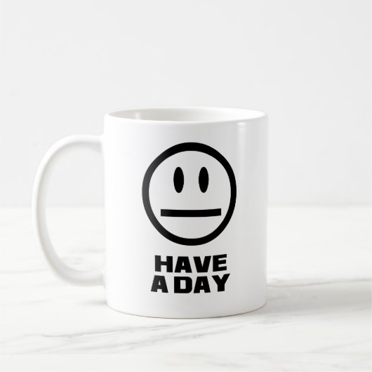 Een dag hebben koffiemok (Links)