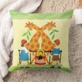 Een dag in de dierentuin kussen (Deken)