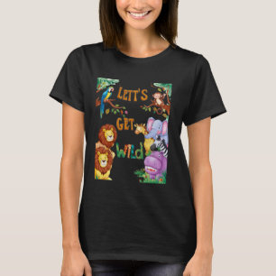 Een dag in de dierentuin Laten we Wild Wildlife Sa T-shirt