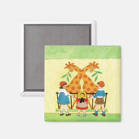 Een dag in de dierentuin magneet (Voorkant / Achterkant)