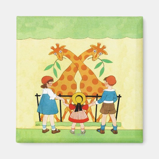 Een dag in de dierentuin magneet (Voorkant)