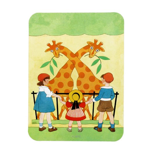 Een dag in de dierentuin magneet (Verticaal)