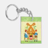 Een dag in de dierentuin sleutelhanger (Voorkant Links)