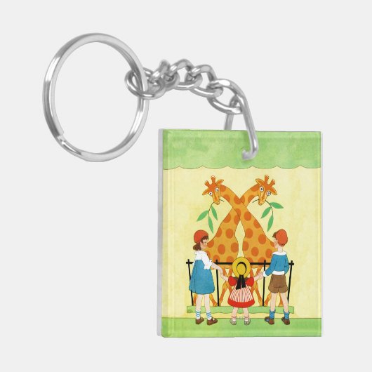 Een dag in de dierentuin sleutelhanger (Voorkant Links)