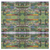 Een dag in de dierentuin stof (Swatch)