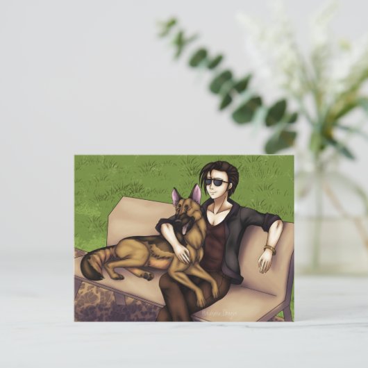 Een dag in de Dog Park Kaart (Staand voorkant)