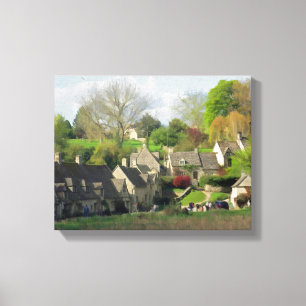 Een dag in de katoenbroeken in het Verenigd Konink Canvas Afdruk