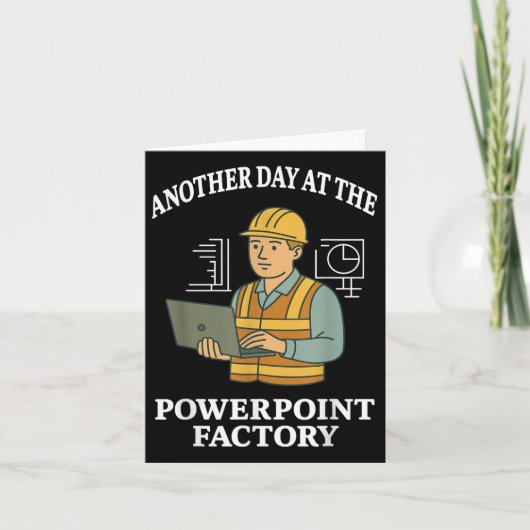 Een dag in de PowerPoint fabriek Kaart (Voorkant)