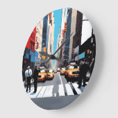 Een dag in de stad grote klok (Hoek)