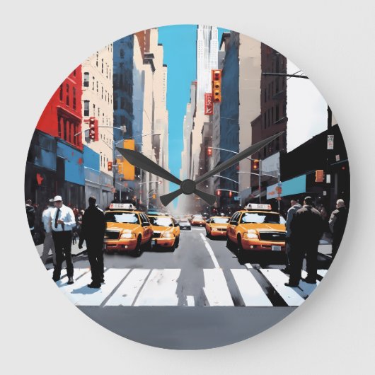 Een dag in de stad grote klok (Voorkant)