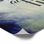 één dag in een tijd inspirerend om artistiek te ci poster (Hoek)