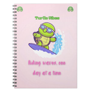 Een dag in een tijd-schildpad leven voor meisjes g notitieboek