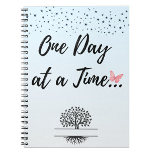 Een dag in een tijd Spiral Notitieboek – Mentale W