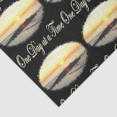 EEN DAG IN EEN TIJD ZONSOPGANG FOTO TISSUEPAPIER (Detail)