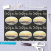 EEN DAG IN EEN TIJD ZONSOPGANG FOTO TISSUEPAPIER (Craft)