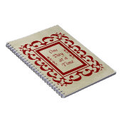 Eén dag in een Tijdelijk Fancy Bourgognig Lijst/Vi Notitieboek (Rechterzijde)