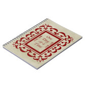 Eén dag in een Tijdelijk Fancy Bourgognig Lijst/Vi Notitieboek (Linkerzijde)