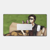 Een dag in het Dog Park Bureaumat (Keyboard & Muis)