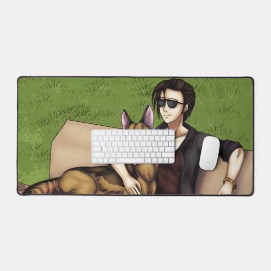 Een dag in het Dog Park Bureaumat (Keyboard & Muis)