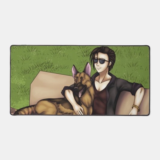 Een dag in het Dog Park Bureaumat (Voorkant)