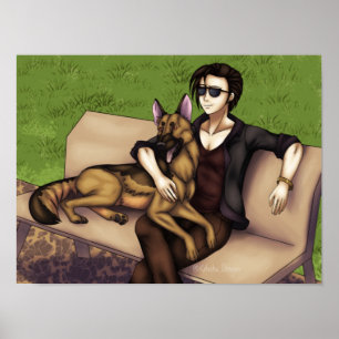 Een dag in het Dog Park Poster