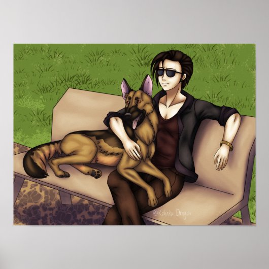 Een dag in het Dog Park Poster (Voorkant)