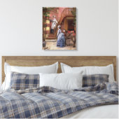 Een dag in het land canvas afdruk (Insitu (Slaapkamer))